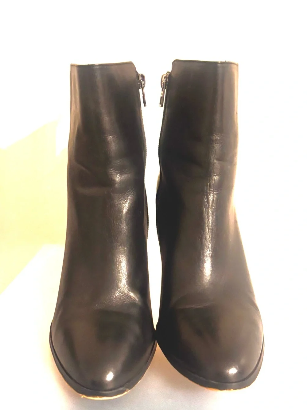 Coach Jemma black leather ankle booties in women's size 10B